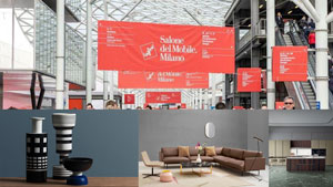 Salone del Mobile Milano salon du meuble a milan en juin angle rond